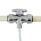Apollo 1/2 in. x 1/2 in. Push-To-Connect x 1/4 O.D. Compression Chromed Brass Compression Stop Tee Valve FSBVT121214C - alternate 7